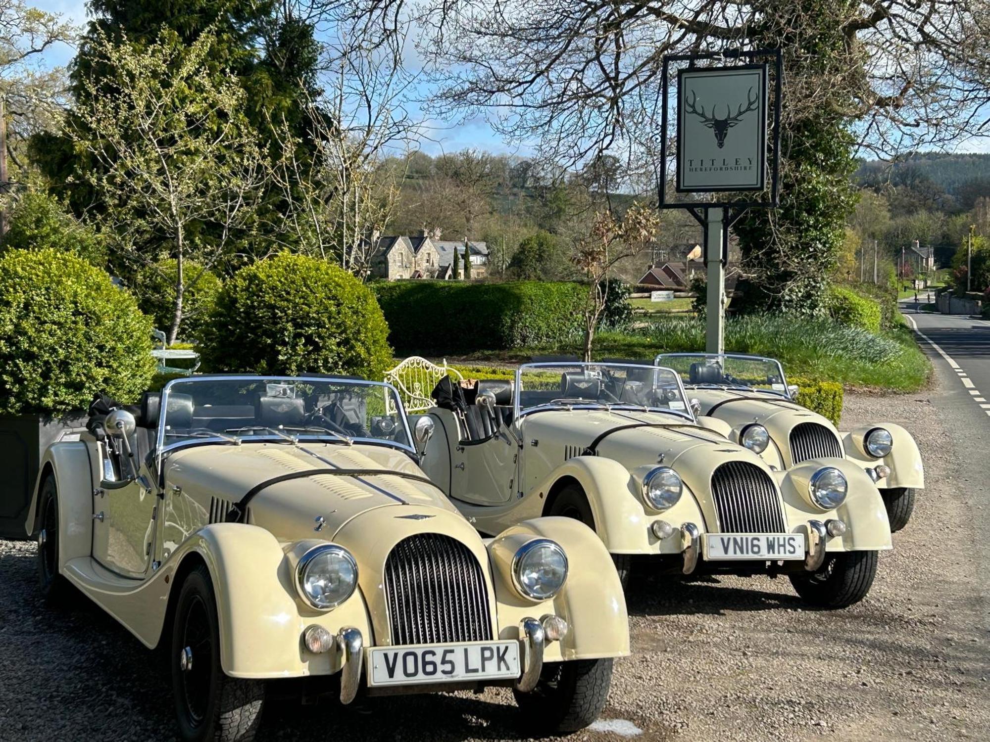 The Stagg Inn & Classic Car Experience Titley Exteriér fotografie